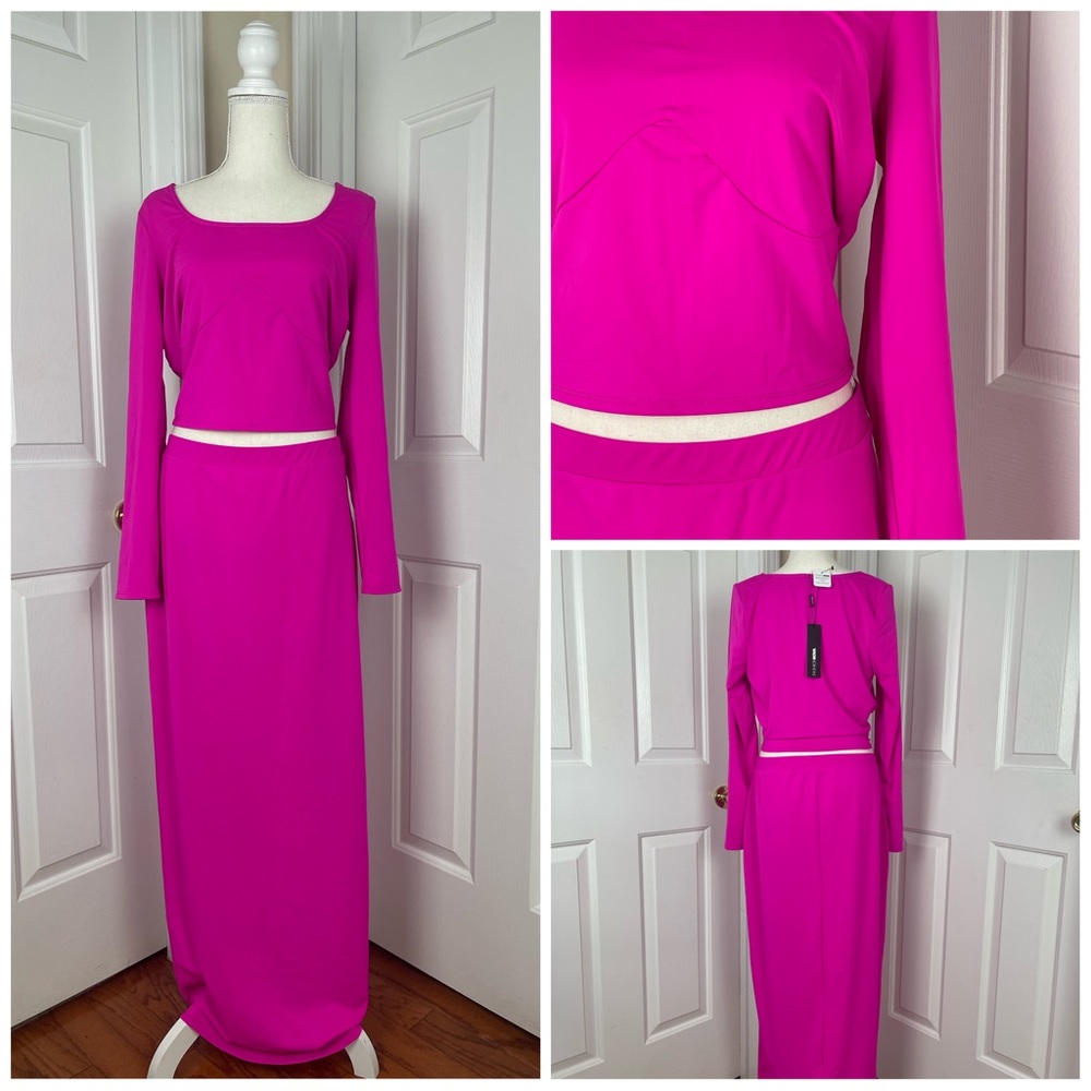 Long Sleeved Skirt Set